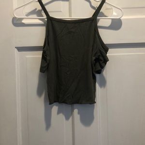 Forest green crop too